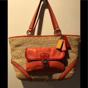 Coach Straw bag